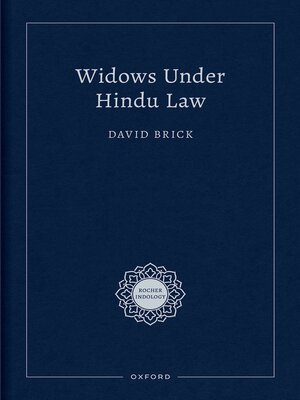 cover image of Widows Under Hindu Law